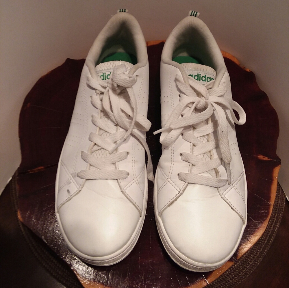 Adidas Neo Women's Size 5 1/2  Sneaker White/Green